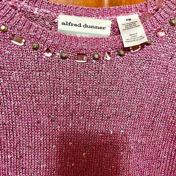 TWO Alfred Dunner Sweaters - Medium Petite - Picture 6 of 8